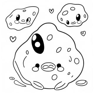 Halaman Mewarnai Monster Slime Rancher Yang Lucu Halaman Mewarnai