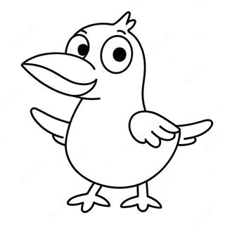 Halaman Mewarnai Merpati Mo Willems Yang Lucu 100829-39331