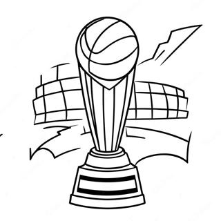 Halaman Mewarnai Piala Kejuaraan Nba 101088-39537