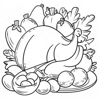 Halaman Mewarnai Perayaan Thanksgiving 101268-39673