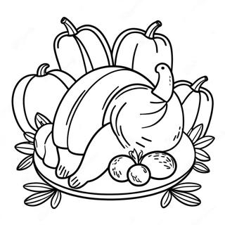 Halaman Mewarnai Perayaan Thanksgiving 101268-39675