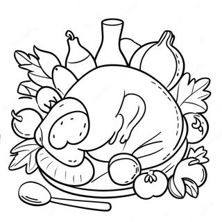 Halaman Mewarnai Perayaan Thanksgiving 101268-39783