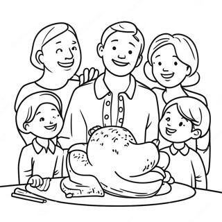 Halaman Mewarnai Keluarga Yang Bersyukur 101269-39788