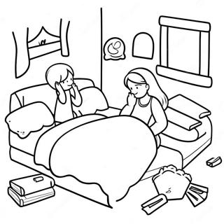 Halaman Mewarnai Suasana Menginap Yang Nyaman 101393 39877