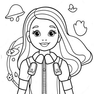 Halaman Mewarnai Barbie Chelsea Yang Petualang 101420 39908
