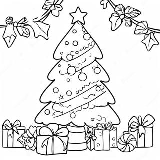 Halaman Mewarnai Pohon Natal Meriah Dari Berbagai Budaya 101444 39920