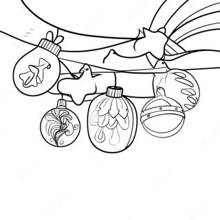 Halaman Mewarnai Lampu Natal Berwarna Warni Dari Berbagai Negara 101446 39926