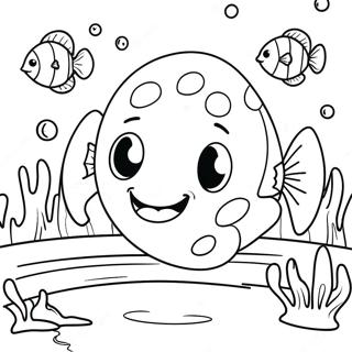 Halaman Mewarnai Eksplorasi Bawah Laut Backyardigans 101473 39949