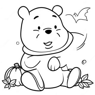 Halaman Mewarnai Halloween Winnie The Pooh 101495-39955