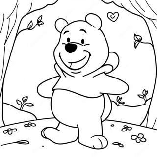 Halaman Mewarnai Winnie The Pooh Dengan Kostum Menyeramkan 101496-39958