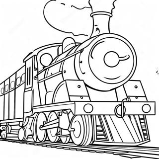 Choo Choo Charles Halaman Mewarnai