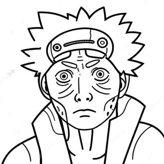 Halaman Mewarnai Obito 101599-40034