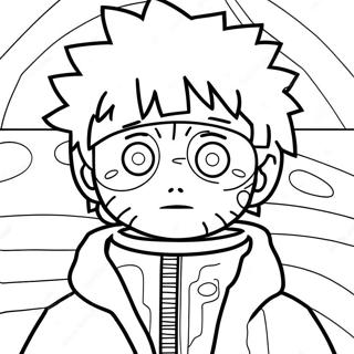 Halaman Mewarnai Obito Sebagai Anak 101602-40048