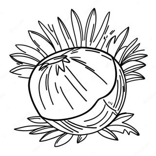 Halaman Mewarnai Kelapa 101625-40054