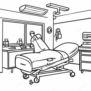 Halaman Mewarnai Ruang Gawat Darurat Rumah Sakit Yang Sibuk 101808-40208