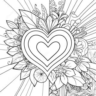 Halaman Mewarnai Ibu Yang Kreatif Dengan Hati 102220 40525