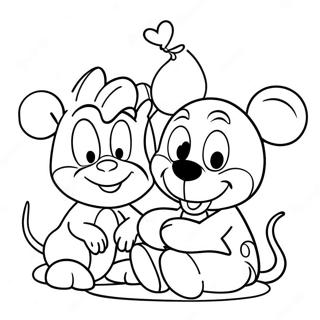 Halaman Mewarnai Hewan Disney Ceria Semoga Cepat Sembuh 102400 40666