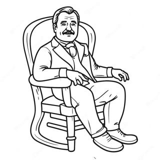 Halaman Mewarnai Rod Wave Duduk Di Kursi 102479-40731