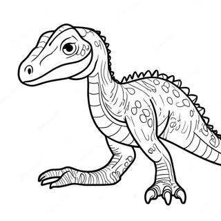 Indoraptor Halaman Mewarnai