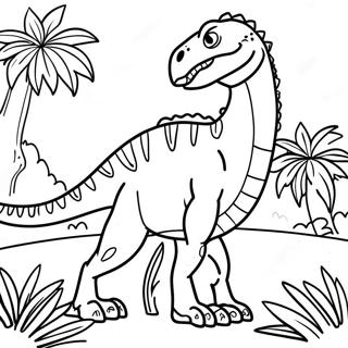 Halaman Mewarnai Indoraptor Di Hutan 102607-40824