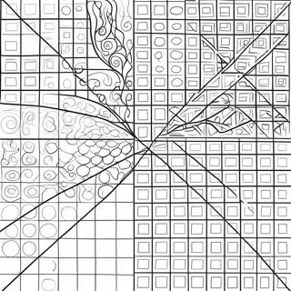 Halaman Mewarnai Grid Misteri Berwarna Warni 102733-40917