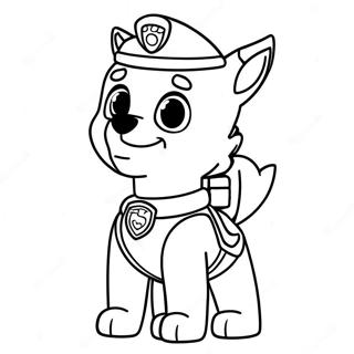 Halaman Mewarnai Paw Patrol Everest 102939-41075