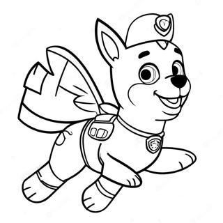 Skye Terbang Tinggi Halaman Mewarnai Paw Patrol 102941 41084
