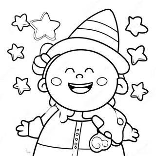 Halaman Mewarnai Perayaan Kami Merindukanmu Yang Ceria 102968 41107