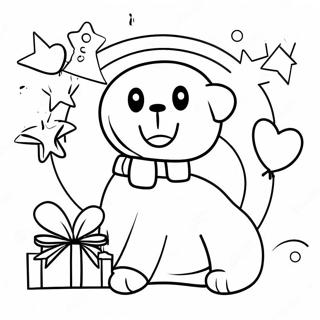 Halaman Mewarnai Perayaan Kami Merindukanmu Yang Ceria 102968 41108