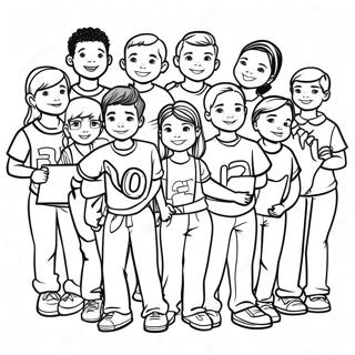 Halaman Mewarnai Foto Grup Kelas 2024 102994 41125