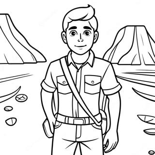 Halaman Mewarnai Marco Diaz Berpetualang 103097-41205