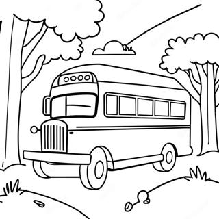 Halaman Mewarnai Kunjungan Lapangan Kelas Tiga Yang Berwarna 103277 41349