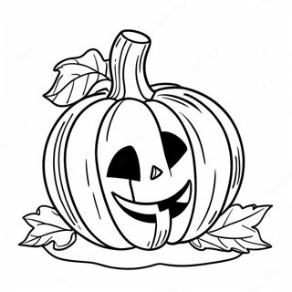 Halaman Mewarnai Labu Halloween Vintage Yang Menyeramkan 103429-41462