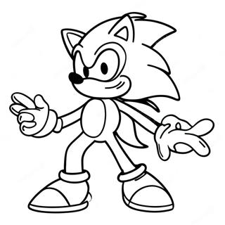 Halaman Mewarnai Sonic X 103479-41496