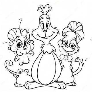 Halaman Mewarnai Karakter Whoville Yang Ceria 103739 41709