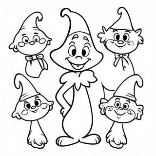 Halaman Mewarnai Karakter Whoville Yang Ceria 103739 41710