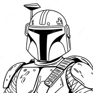 Halaman Mewarnai Boba Fett 103995-41894