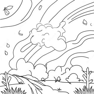 Halaman Mewarnai Hujan Petir 104072 41959