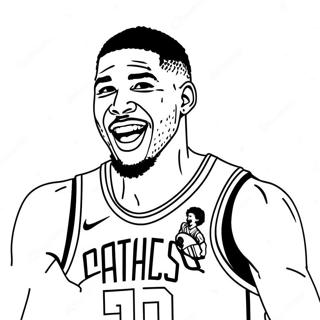 Halaman Mewarnai Jayson Tatum Merayakan Kemenangan 104203-42070