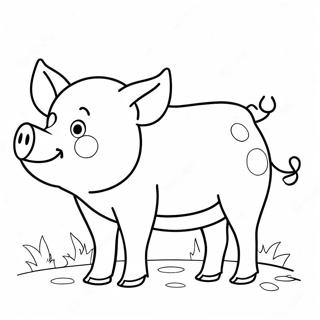 Halaman Mewarnai Wilbur Si Babi 104305-42145