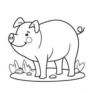 Halaman Mewarnai Wilbur Si Babi 104305-42146