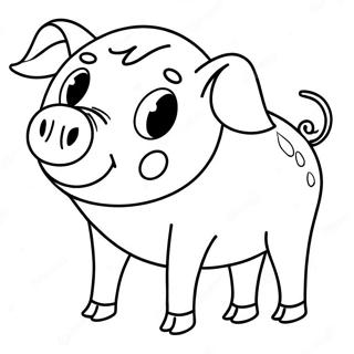 Halaman Mewarnai Wilbur Si Babi 104305-42147