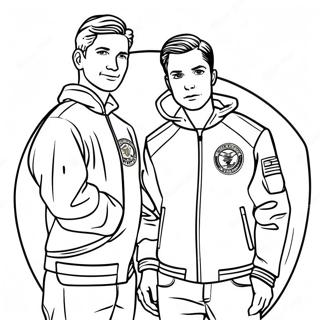 Halaman Mewarnai Siswa Ffa Dengan Jaket Biru 104587 42367