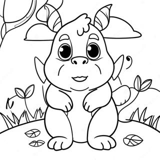 Halaman Mewarnai Gruffalo Yang Imut 104922-42625