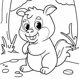 Halaman Mewarnai Gruffalo Yang Imut 104922-42626