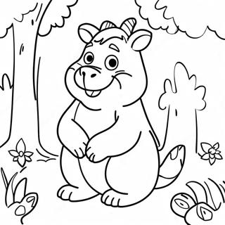 Halaman Mewarnai Gruffalo Yang Imut 104922-42627