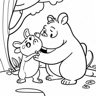 Halaman Mewarnai Gruffalo Dan Tikus 104923-42629