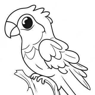 Halaman Mewarnai Burung Beo Afrika Yang Berwarna Warni 105000 42690