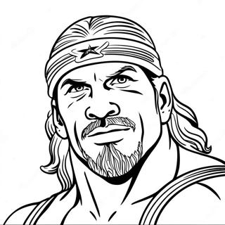 Halaman Mewarnai Stiker Superstar Wwe Yang Mengasyikkan 105514-43103