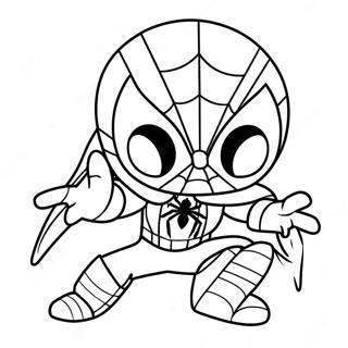 Halaman Mewarnai Spiderman Bayi 105536-43107